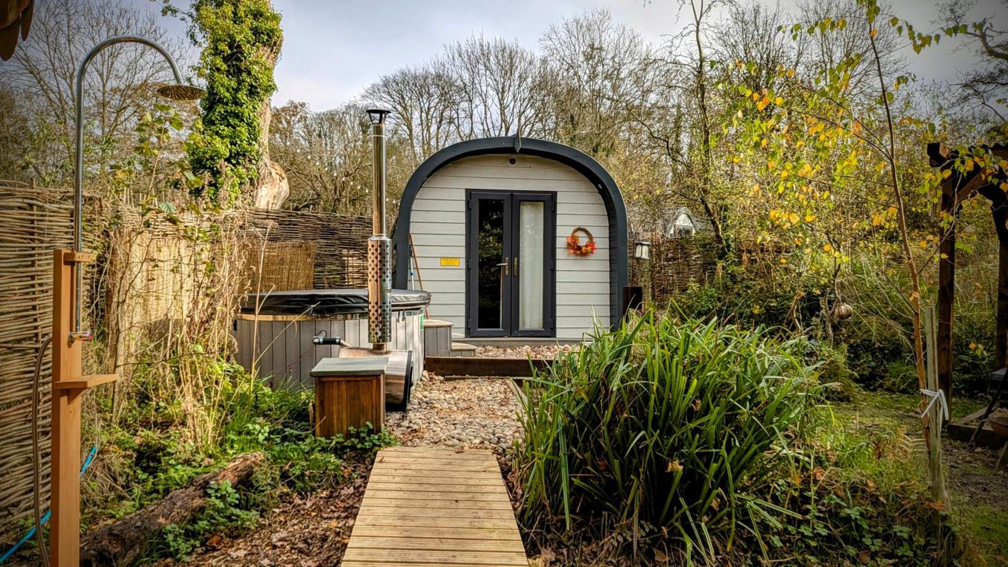 Emlyn'S Coppice - Luxury Woodland Glamping Villa Holywell  Dış mekan fotoğraf